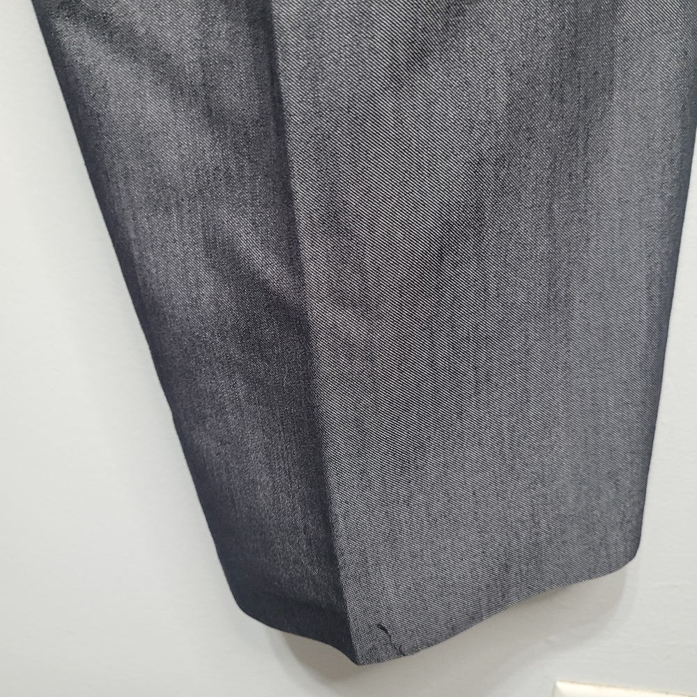 Ashley Stewart Grey Wide Leg Dress Pants Women's Size 24 Flawed Workwear Office - Picture 15 of 16